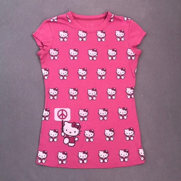 Hello Kitty Tops - Pink Hello Kitty T shirt